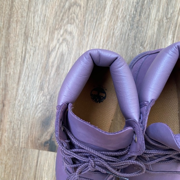 Sold Out Purple Timberland Boots 1.5 youth size . - Picture 7 of 9